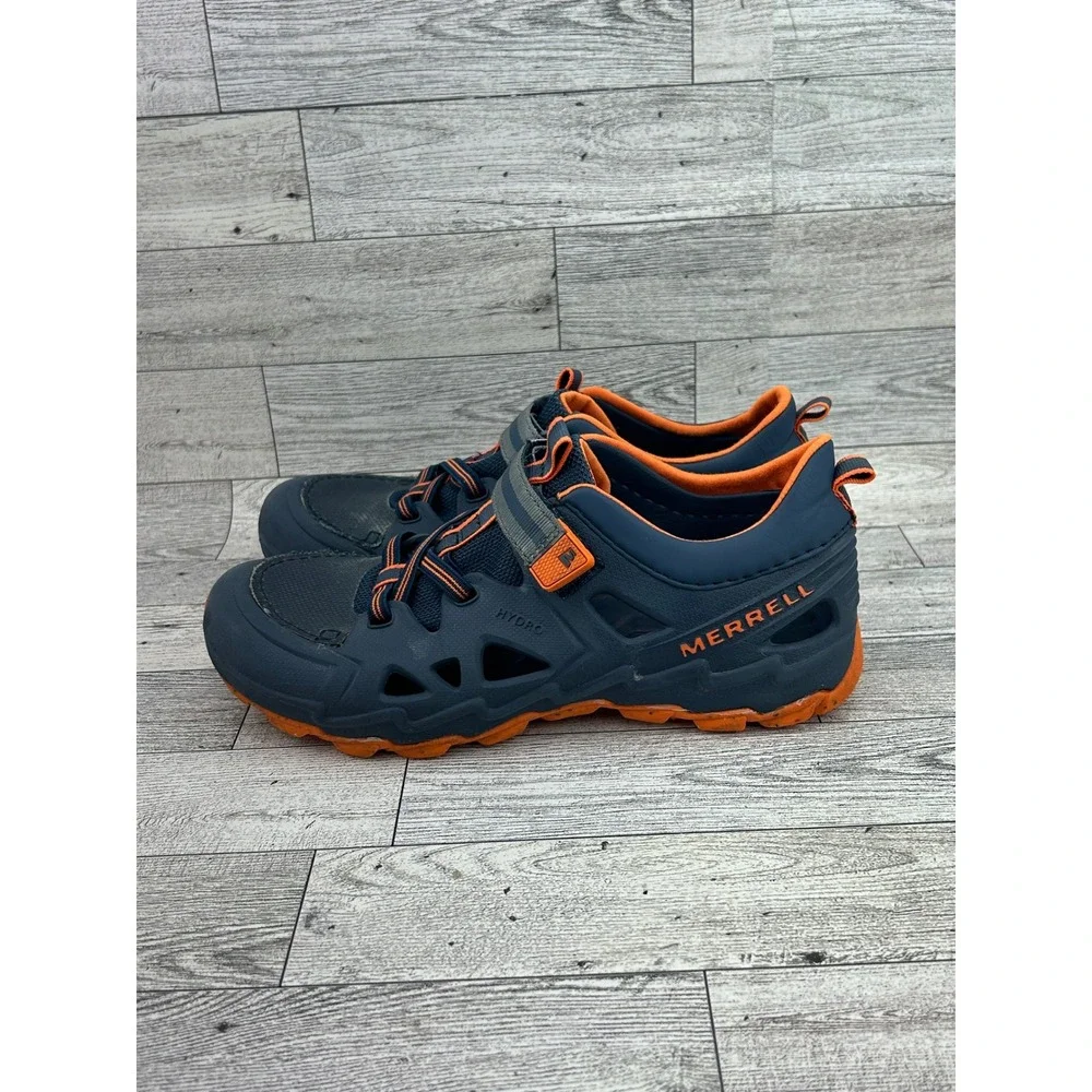 Merrell Boys Hydro 2.0 Navy Orange Water Hiking Shoes MC59705 Size 3M Big Kid